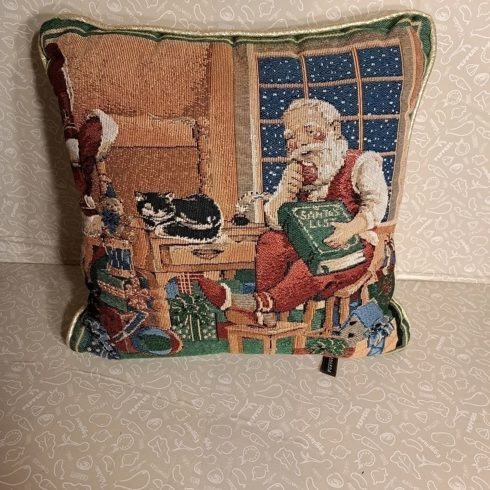 Three Christmas pillows